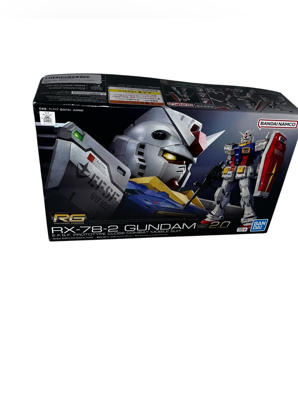 RG Mobile Suit Gundam RX-78-2 Ver.2.0 Plastic model kit 1/144 2024 / Bandai